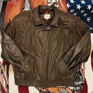 Vintage Alan Michaels Leather Jacket (46R/XL)
